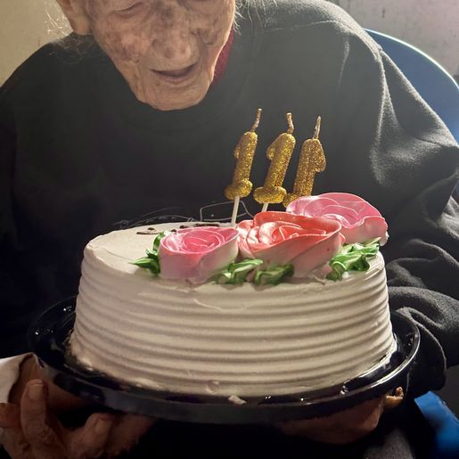 Mulher mais velha de Campo Erê completa 111 anos