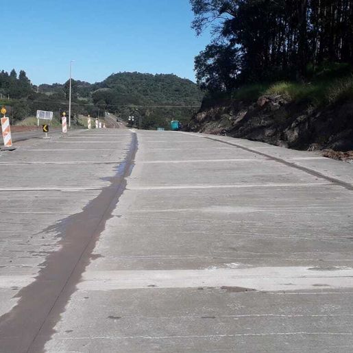 Concretagem da BR-163, São José do Cedro, alcança o primeiro quilômetro; assista