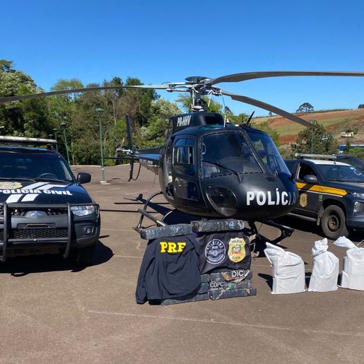 Polícia Civil e PRF apreendem mais de 250 Kg de maconha em São Lourenço do Oeste