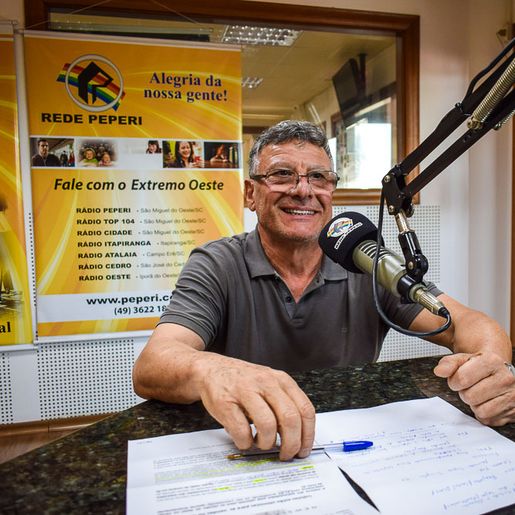 Presidente da FCDL, Ivan Tauffer participa do Peperi Rádio Repórter