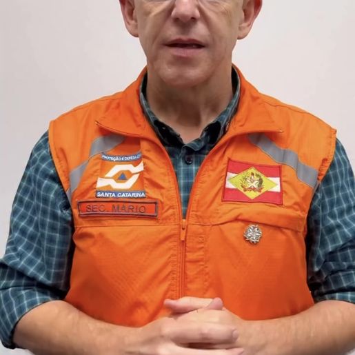 Secretário de Estado da Defesa Civil fala sobre temporal que atinge SC