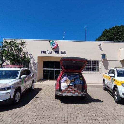 Carga de cigarros contrabandeados é apreendida na SC-161 em Romelândia