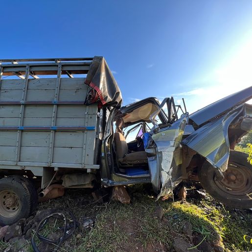 VÍDEO: Saída de pista deixa duas pessoas gravemente feridas na SC-492