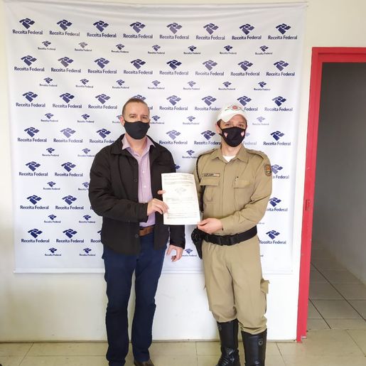 Polícia Militar Rodoviária recebe equipamentos doados pela Receita Federal
