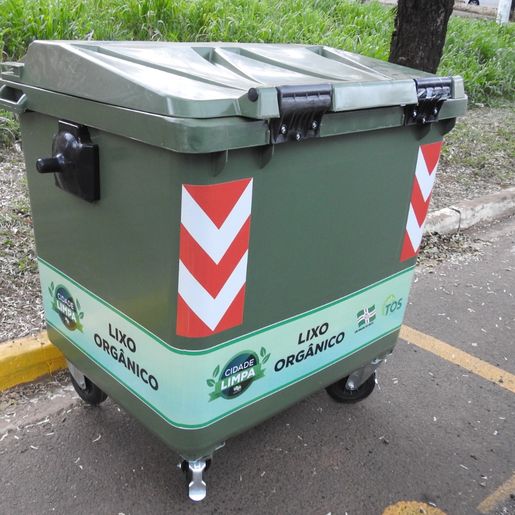 Município inicia colocação de contêineres para lixo orgânico