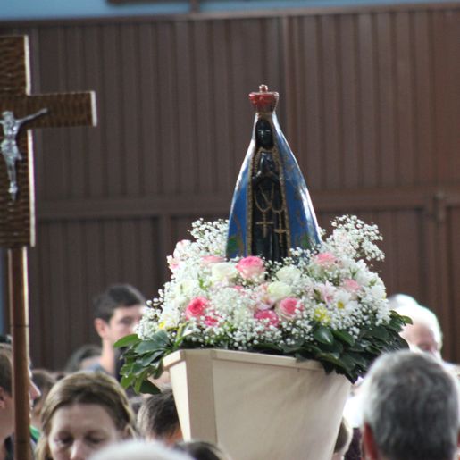 Romaria de Nossa Senhora Aparecida em São Miguel do Oeste atrai grande número de fiéis
