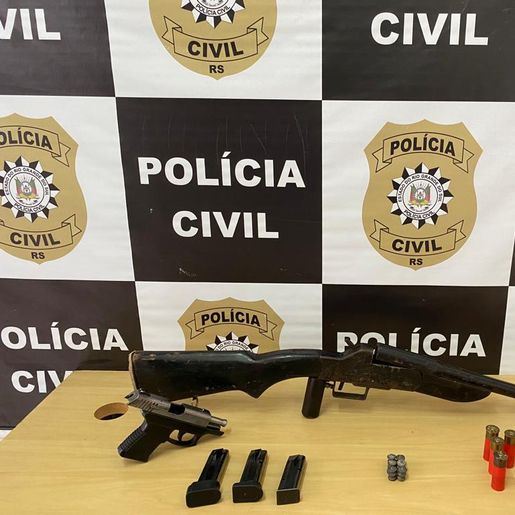 Polícia apreende armas e drogas em Barra do Guarita