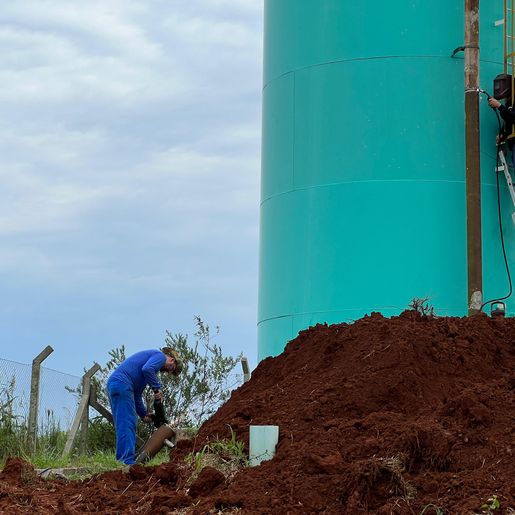 Manutenção em reservatório da Casan afeta abastecimento em dois bairros de SMO