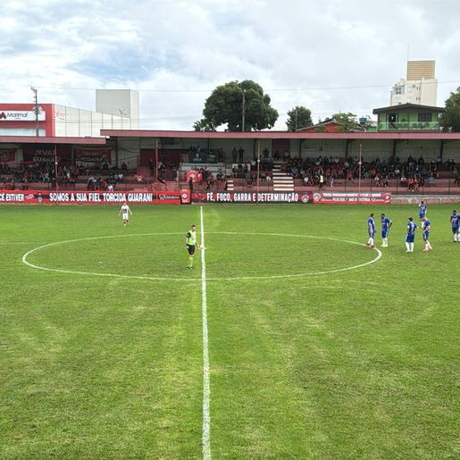 Guarani tropeça na estreia e perde para o Grêmio Ipanema no Estadual de Amadores