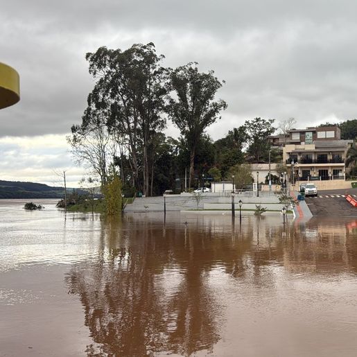 Travessia entre Mondaí e Vicente Dutra está suspensa devido a cheia do Rio Uruguai