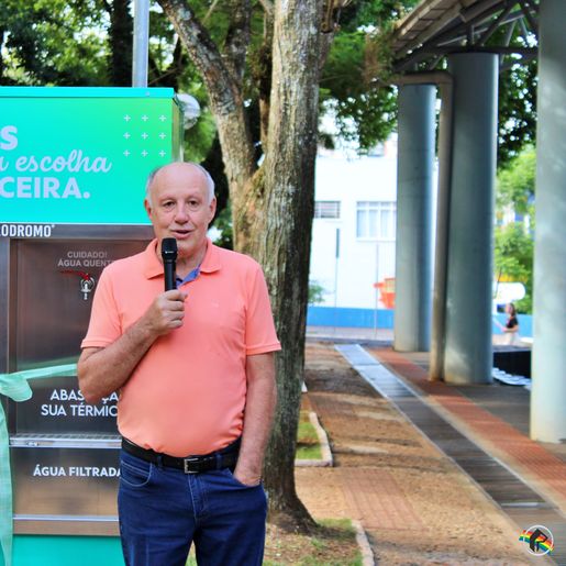 Prefeitura e Sicoob São Miguel inauguram Chimarródromo na praça central