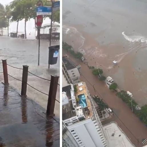 Balneário Camboriú decreta situação de emergência e vai abrir abrigos após forte chuva