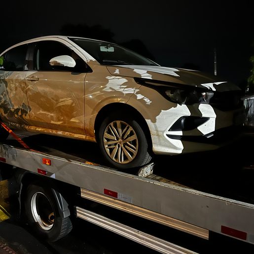 PRF prende homem com cocaína em abordagem na BR-163, em Guaraciaba