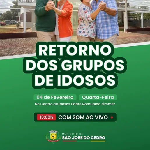 Centro de Convivência dos Idosos promove Matinê Carnavalesco em fevereiro