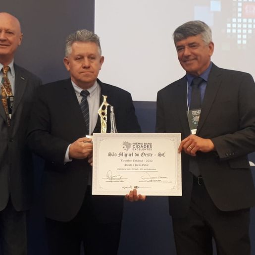 São Miguel do Oeste vence Prêmio Band Cidades Excelentes em Saúde e Bem-Estar