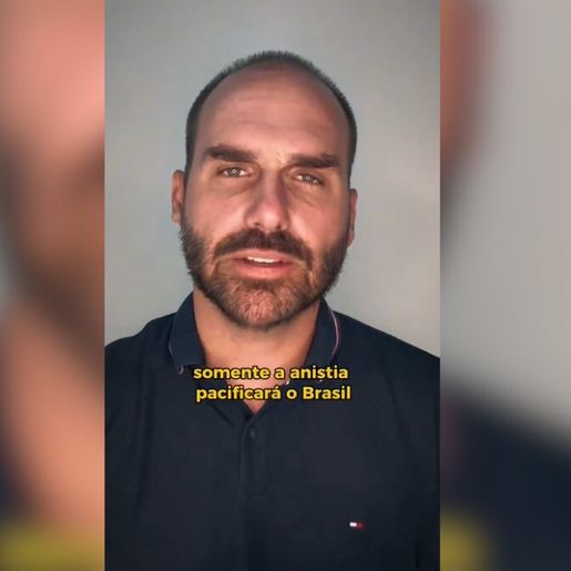 Eduardo Bolsonaro critica PL da dosimetria: “Somente a anistia vai pacificar o Brasil”