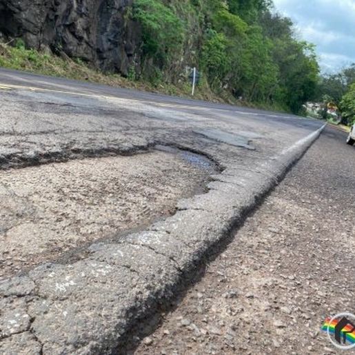 OBRAS PARADAS: Recuperação da SC 163 depende de aditivo financeiro