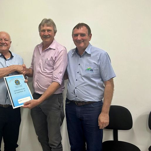 Tunápolis recebe doação de área de terra da Cooper A1 e projeta investimentos