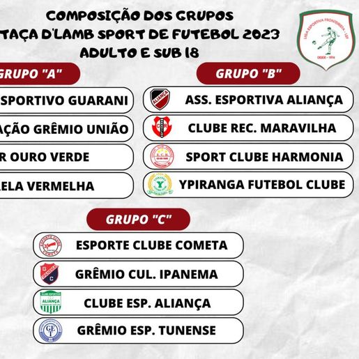 Campeonato Regional de Futebol Amador iniciará em janeiro e contará com 12 equipes