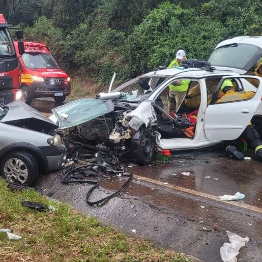 Grave acidente deixa 10 pessoas feridas no Oeste de SC