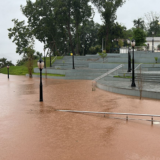 Travessia da barca no Rio Uruguai volta a ser interrompida, em Mondaí