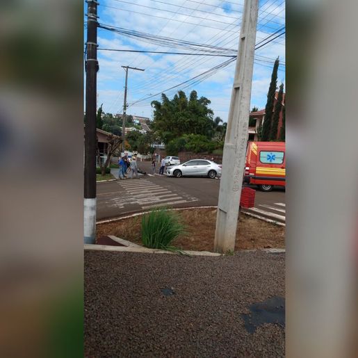 Colisão entre carro e moto deixa um ferido em Descanso