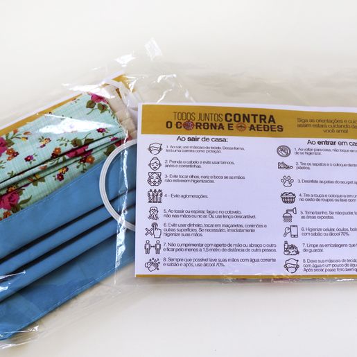 Secretaria de Saúde de Descanso entrega cerca de 11 mil máscaras para a população