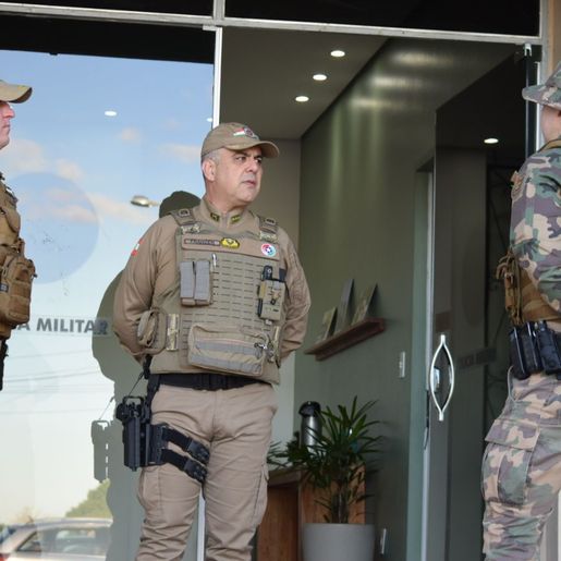 Forças de segurança se deslocam para os municípios da região Extremo Oeste