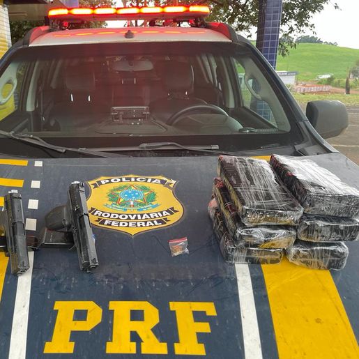 PRF flagra trio transportando crack e armas em Maravilha