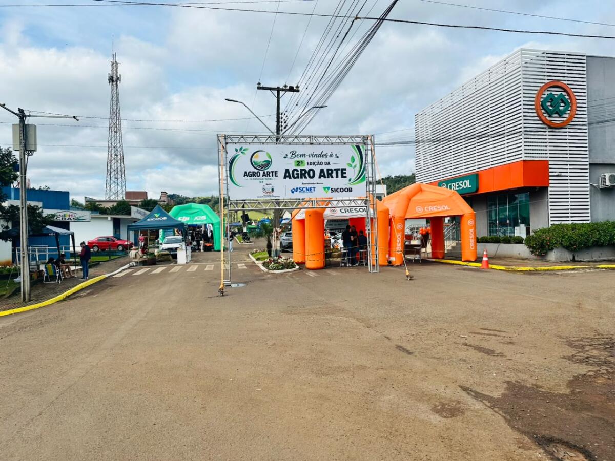 Feira AgroArte reúne mais de 70 expositores e movimenta Santa Terezinha do Progresso