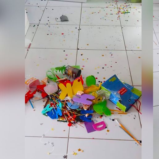 Escola de Paraíso é alvo de vandalismo; confira vídeos