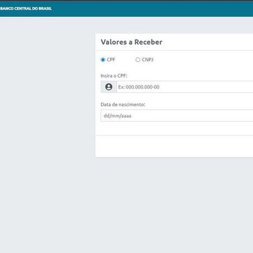 Site tem mais de 20,5 milhões de consultas sobre "dinheiro esquecido" até as 12h