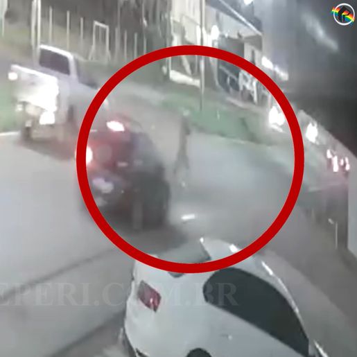 SMO: câmeras registram momento em que idoso é atropelado