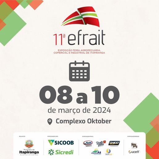 11ª Efrait terá lançamento oficial nesta semana