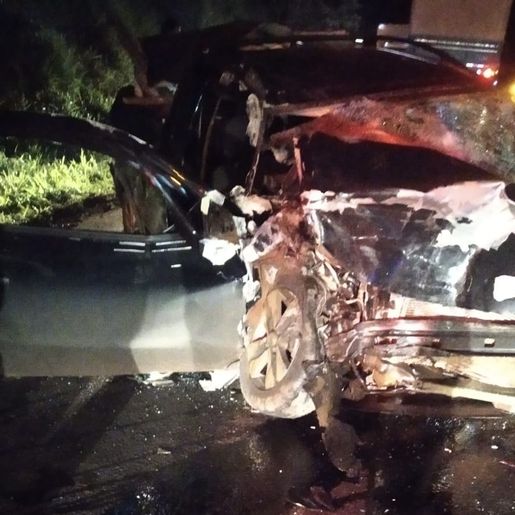 Morador de Palma Sola morre em acidente entre carro e caminhão na BR 280