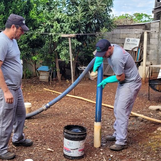 Com 1.300 imóveis vistoriados, 65% já podem receber a coleta de lodo em Descanso