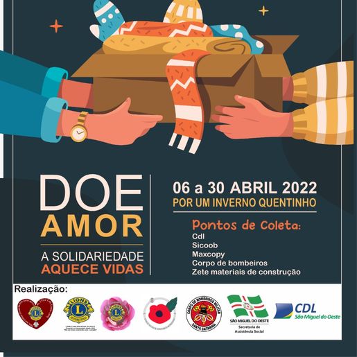 Clubes de Serviços coletam roupas para Campanha do Agasalho de 2022