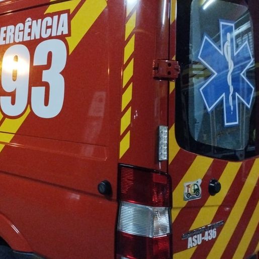 Homem fica ferido em atropelamento na SC-163