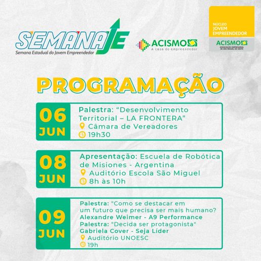 Semanaje é realizado nesta semana em São Miguel do Oeste