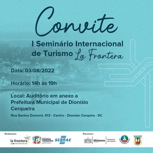 1º Seminário Internacional de Turismo ocorre nesta quarta-feira, 03