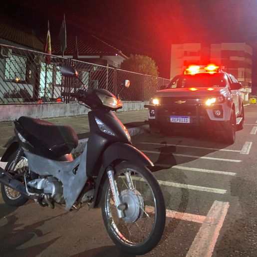 PM recupera moto antes de proprietário saber do furto em Maravilha