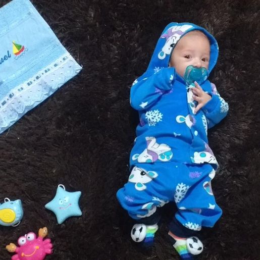 Família de Descanso faz vaquinha on-line para pagar tratamento de bebê de 5 meses