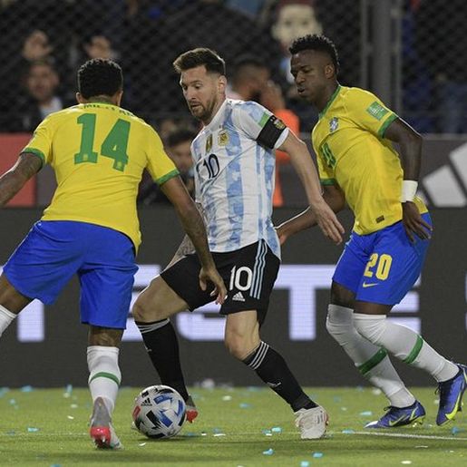 Brasil domina com ataque jovem, mas empata com a Argentina fora de casa