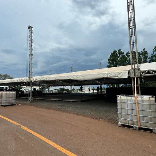 Parque de exposições ganha forma para a Faismo