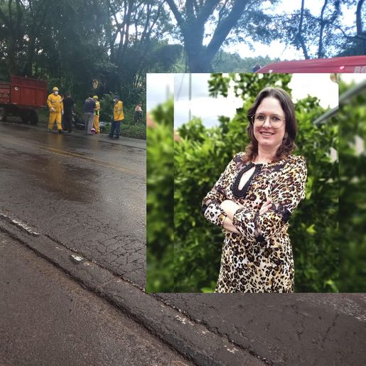 Motociclista morre após colidir com máquina agrícola na BR-282