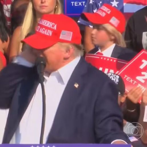 Comício de Trump é interrompido após sons de tiros, na Pensilvânia