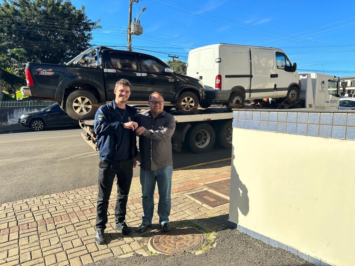 São Miguel do Oeste recebe mais de R$ 250 mil em veículos e equipamentos da Receita Federal