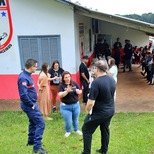 Pelotão Mirim inicia atividades de 2026 com 30 alunos em São Miguel do Oeste