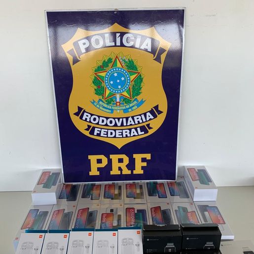 Eletrônicos importados ilegalmente são apreendidos na BR -163