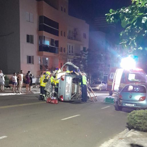 Capotamento deixa idoso ferido em São Miguel do Oeste